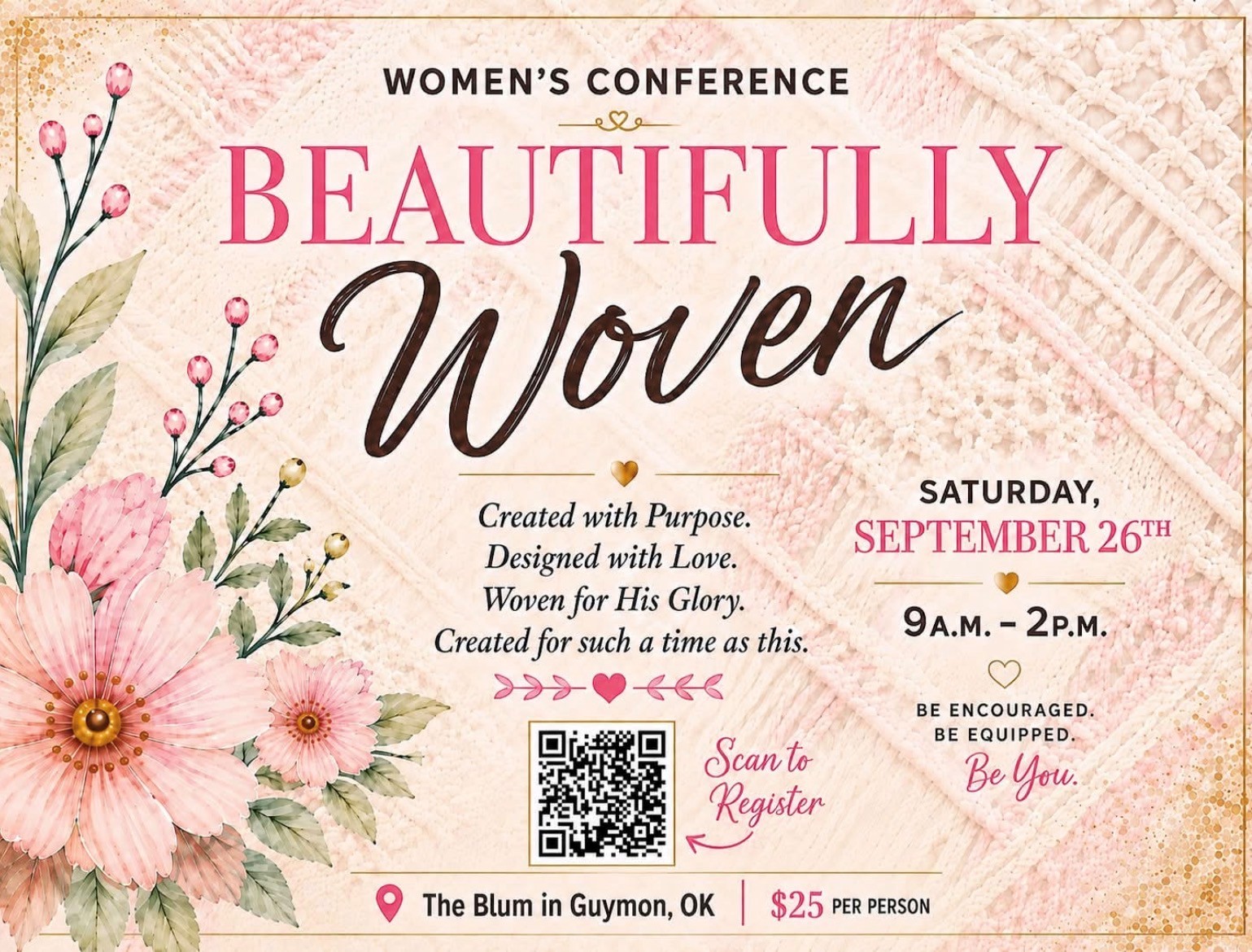 Rhonda Kinser Women’s Conference September 26, 2026